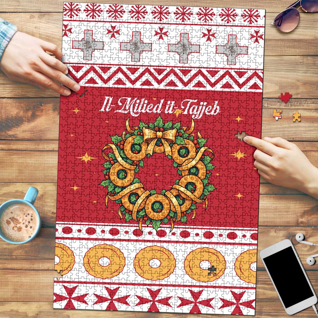 Malta Christmas Puzzle Maltese Honey Rings - Wonder Print Shop