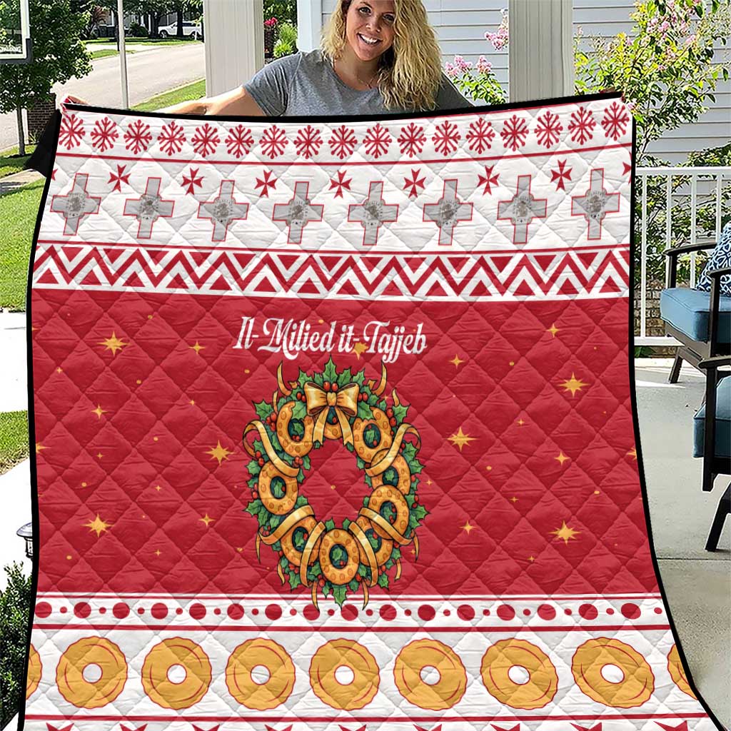Malta Christmas Quilt Maltese Honey Rings - Wonder Print Shop