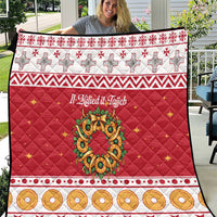 Malta Christmas Quilt Maltese Honey Rings - Wonder Print Shop