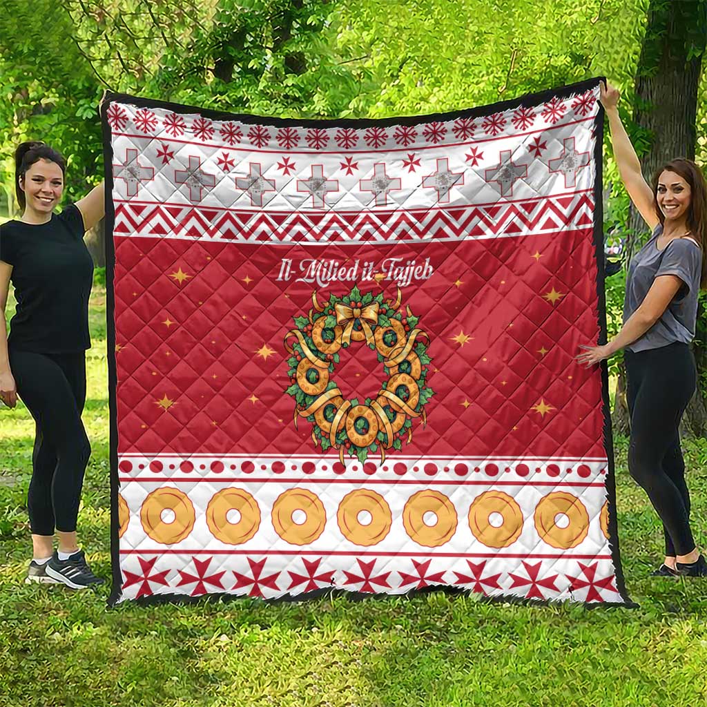 Malta Christmas Quilt Maltese Honey Rings - Wonder Print Shop