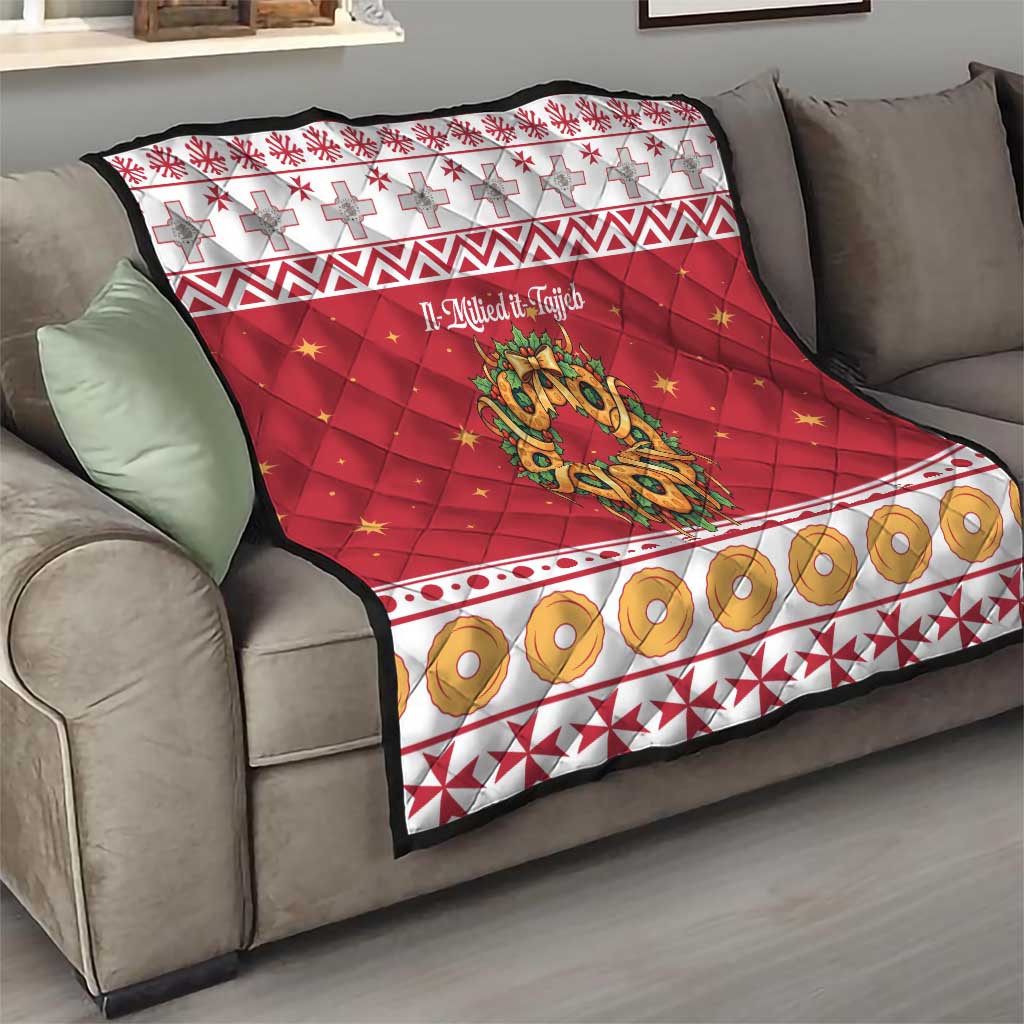 Malta Christmas Quilt Maltese Honey Rings - Wonder Print Shop