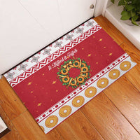 Malta Christmas Rubber Doormat Maltese Honey Rings - Wonder Print Shop