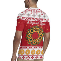 Malta Christmas Rugby Jersey Maltese Honey Rings - Wonder Print Shop