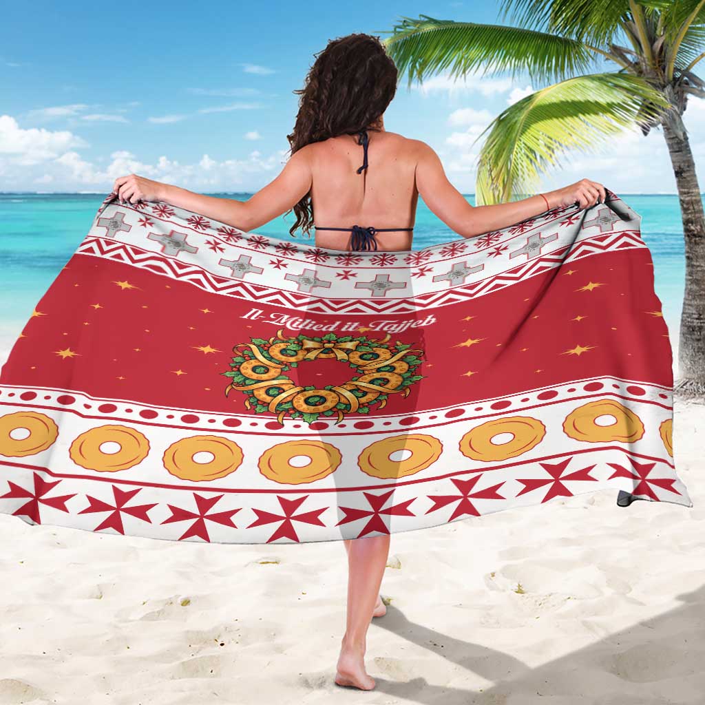 Malta Christmas Sarong Maltese Honey Rings - Wonder Print Shop