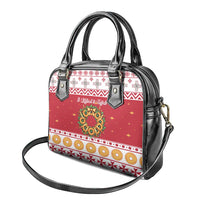 Malta Christmas Shoulder Handbag Maltese Honey Rings - Wonder Print Shop