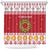 Malta Christmas Shower Curtain Maltese Honey Rings - Wonder Print Shop