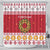 Malta Christmas Shower Curtain Maltese Honey Rings - Wonder Print Shop