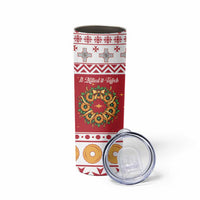 Malta Christmas Skinny Tumbler Maltese Honey Rings - Wonder Print Shop