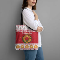 Malta Christmas Tote Bag Maltese Honey Rings - Wonder Print Shop