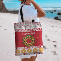 Malta Christmas Tote Bag Maltese Honey Rings - Wonder Print Shop