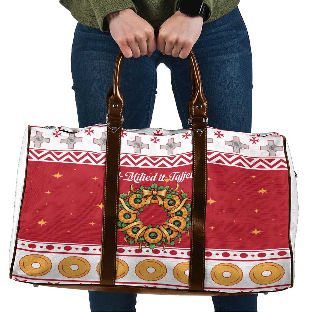 Malta Christmas Travel Bag Maltese Honey Rings - Wonder Print Shop