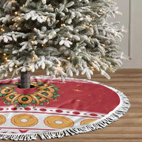 Malta Christmas Tree Skirt Maltese Honey Rings - Wonder Print Shop