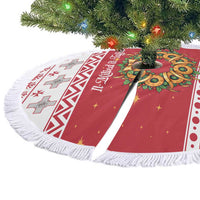 Malta Christmas Tree Skirt Maltese Honey Rings - Wonder Print Shop