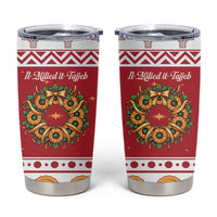 Malta Christmas Tumbler Cup Maltese Honey Rings - Wonder Print Shop