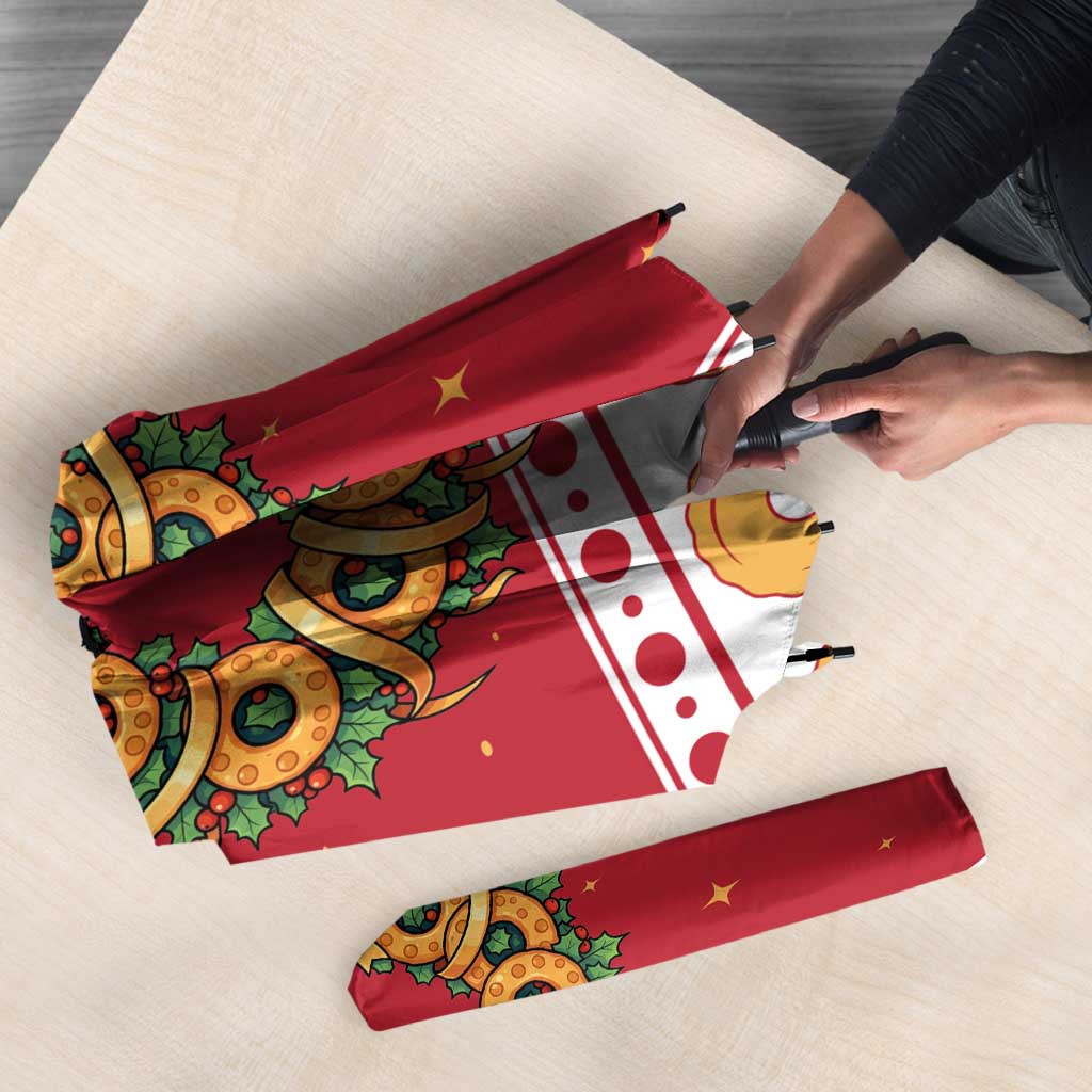 Malta Christmas Umbrella Maltese Honey Rings - Wonder Print Shop