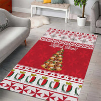 Traditional Maltese Imqaret Pastry Area Rug Malta Imqaret Christmas Tree - Wonder Print Shop