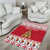 Traditional Maltese Imqaret Pastry Area Rug Malta Imqaret Christmas Tree - Wonder Print Shop