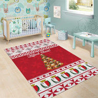Traditional Maltese Imqaret Pastry Area Rug Malta Imqaret Christmas Tree - Wonder Print Shop
