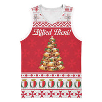 Traditional Maltese Imqaret Pastry Basketball Jersey Malta Imqaret Christmas Tree - Wonder Print Shop