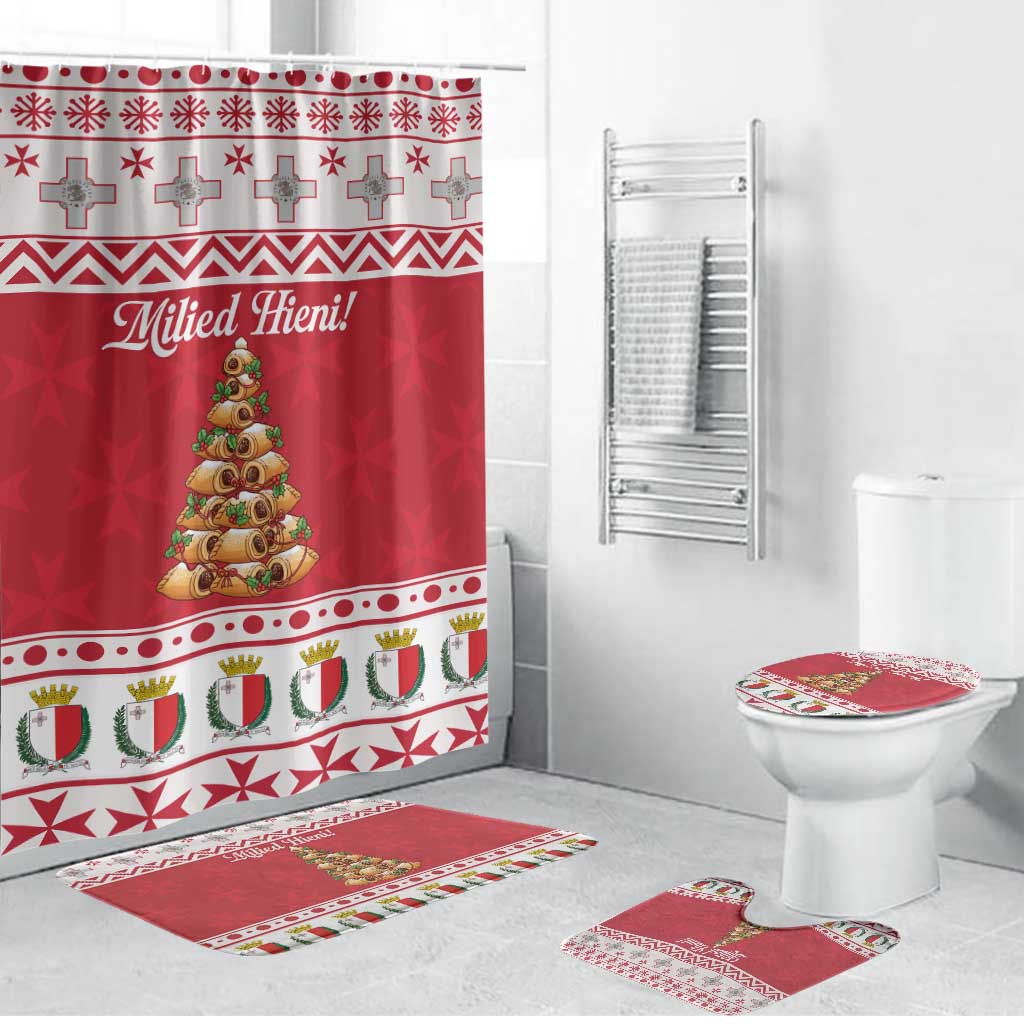 Traditional Maltese Imqaret Pastry Bathroom Set Malta Imqaret Christmas Tree - Wonder Print Shop