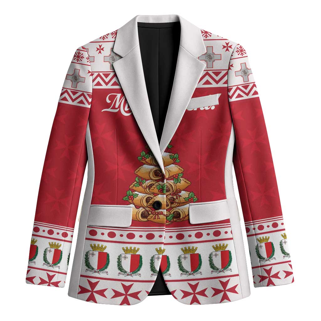 Traditional Maltese Imqaret Pastry Blazer Malta Imqaret Christmas Tree - Wonder Print Shop