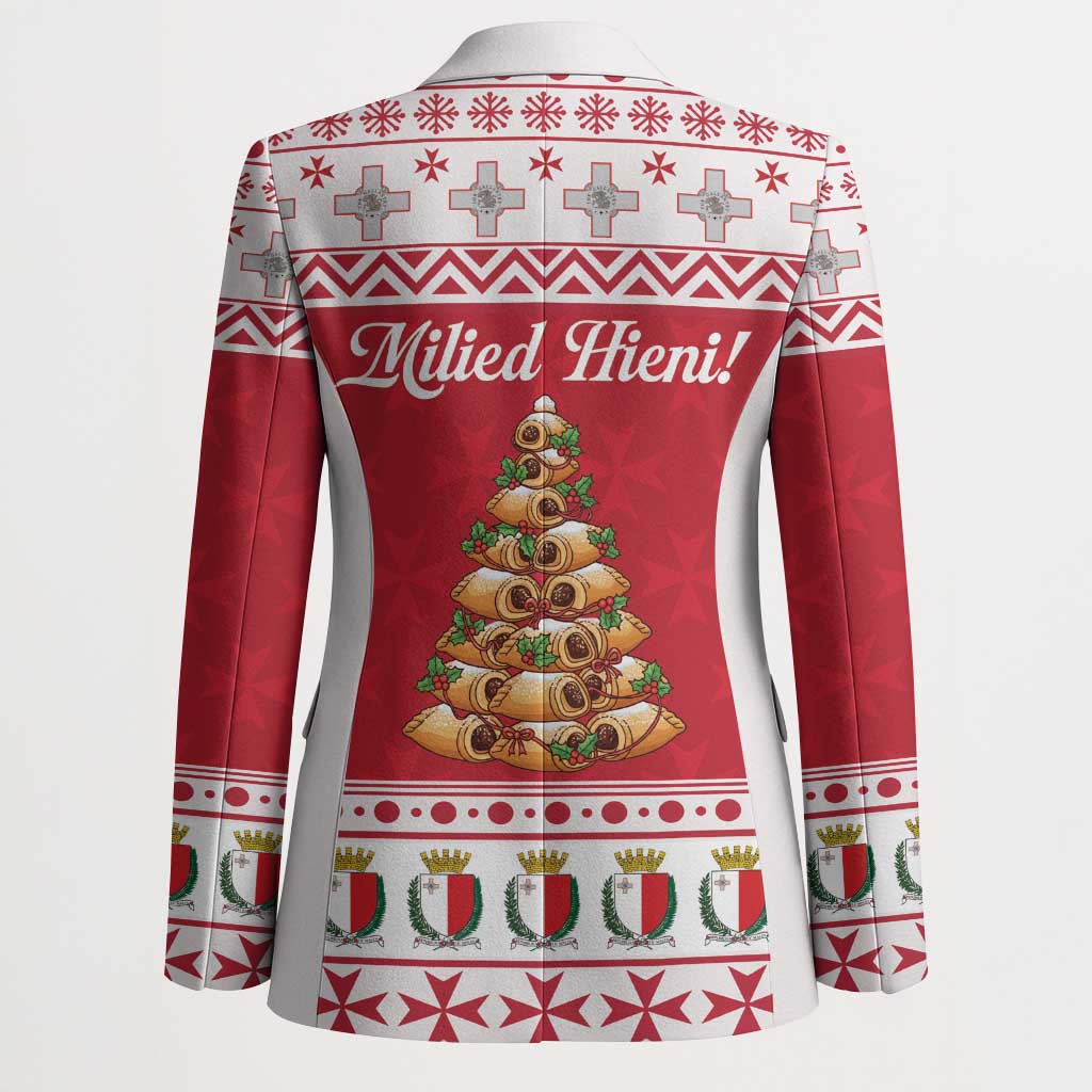 Traditional Maltese Imqaret Pastry Blazer Malta Imqaret Christmas Tree - Wonder Print Shop