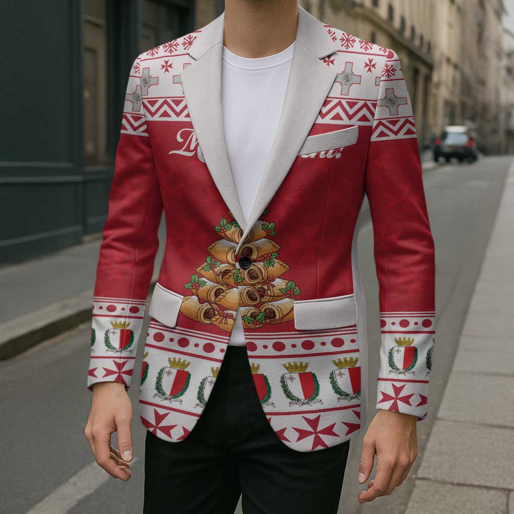 Traditional Maltese Imqaret Pastry Blazer Malta Imqaret Christmas Tree - Wonder Print Shop