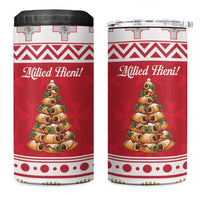 Traditional Maltese Imqaret Pastry 4 in 1 Can Cooler Tumbler Malta Imqaret Christmas Tree - Wonder Print Shop