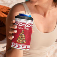 Traditional Maltese Imqaret Pastry 4 in 1 Can Cooler Tumbler Malta Imqaret Christmas Tree - Wonder Print Shop