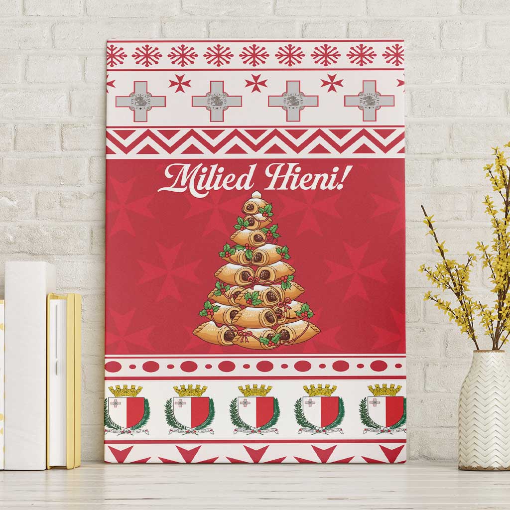 Traditional Maltese Imqaret Pastry Canvas Wall Art Malta Imqaret Christmas Tree - Wonder Print Shop