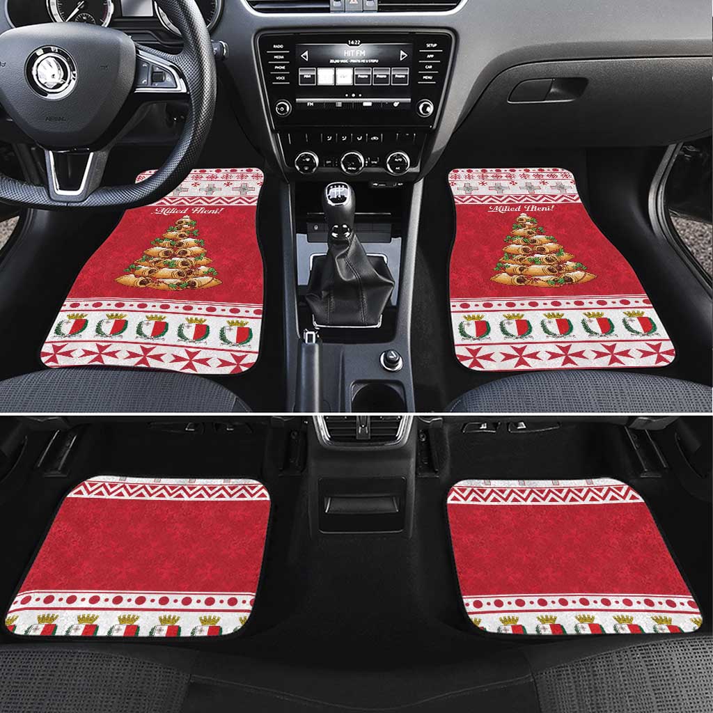 Traditional Maltese Imqaret Pastry Car Mats Malta Imqaret Christmas Tree - Wonder Print Shop