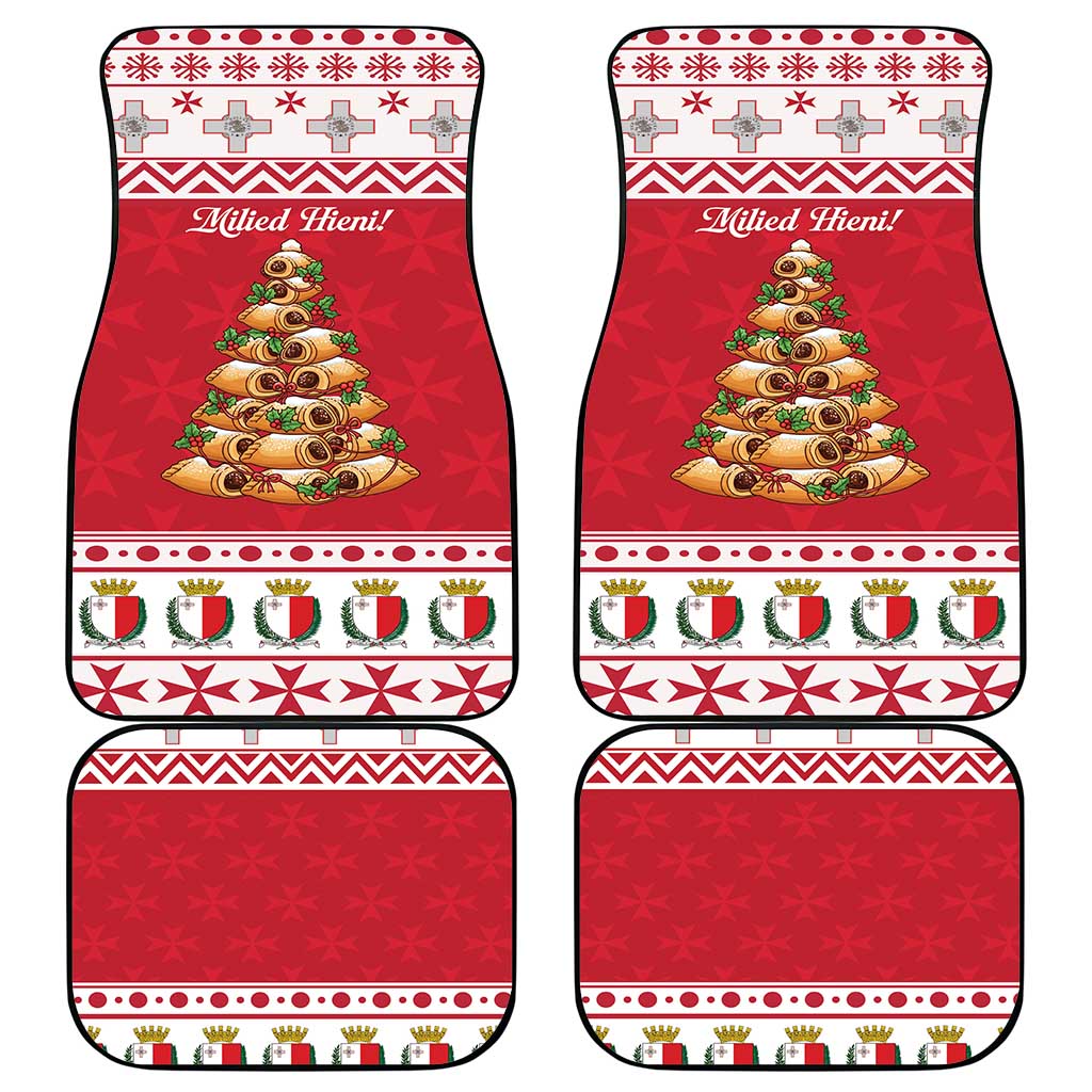 Traditional Maltese Imqaret Pastry Car Mats Malta Imqaret Christmas Tree - Wonder Print Shop