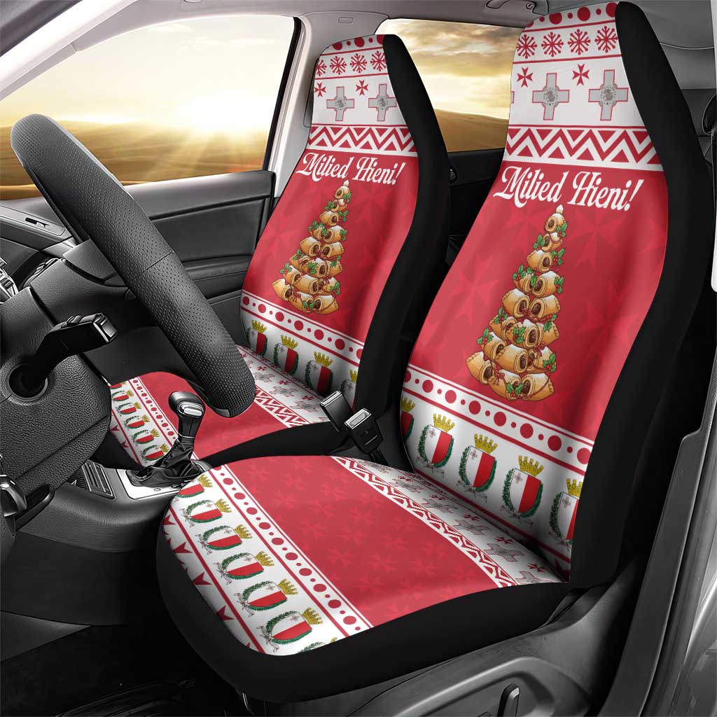 Traditional Maltese Imqaret Pastry Car Seat Cover Malta Imqaret Christmas Tree - Wonder Print Shop