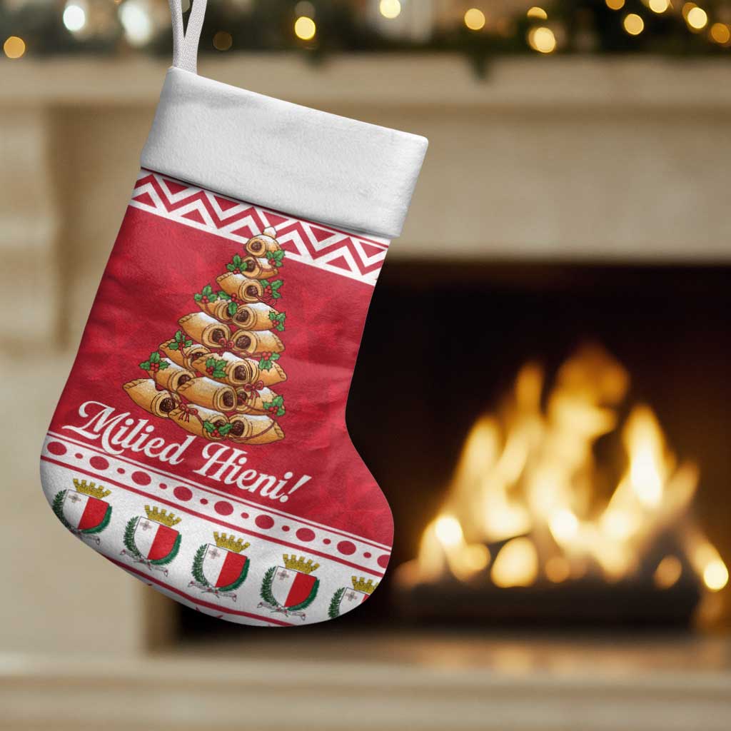 Traditional Maltese Imqaret Pastry Christmas Stocking Malta Imqaret Christmas Tree - Wonder Print Shop