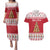 Traditional Maltese Imqaret Pastry Couples Matching Puletasi and Hawaiian Shirt Malta Imqaret Christmas Tree - Wonder Print Shop