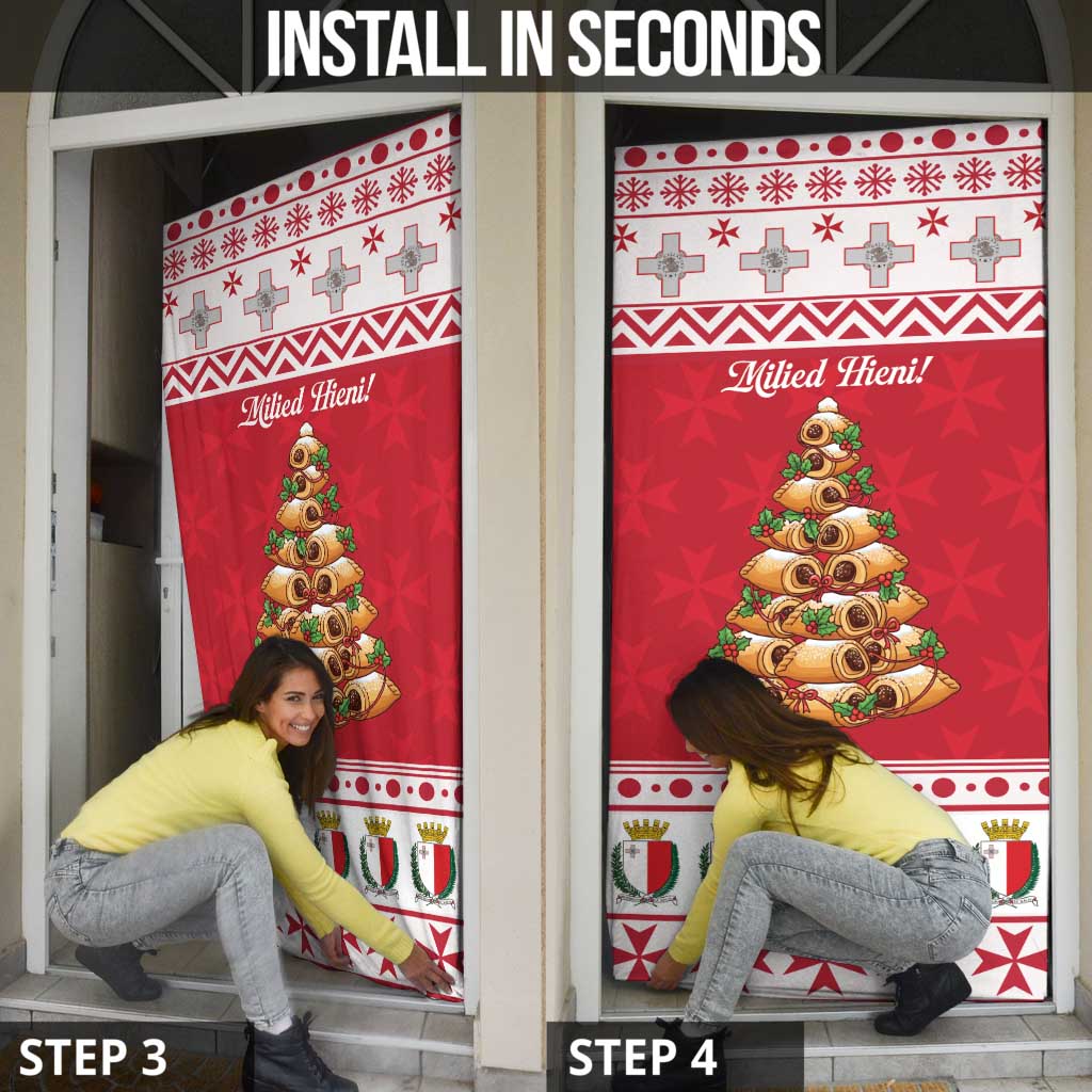Traditional Maltese Imqaret Pastry Door Cover Malta Imqaret Christmas Tree - Wonder Print Shop