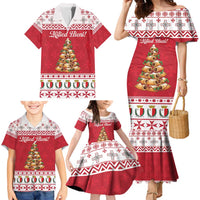 Traditional Maltese Imqaret Pastry Family Matching Mermaid Dress and Hawaiian Shirt Malta Imqaret Christmas Tree - Wonder Print Shop