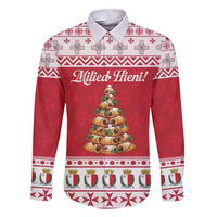 Traditional Maltese Imqaret Pastry Family Matching Short Sleeve Bodycon Dress and Hawaiian Shirt Malta Imqaret Christmas Tree - Wonder Print Shop