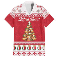 Traditional Maltese Imqaret Pastry Family Matching Summer Maxi Dress and Hawaiian Shirt Malta Imqaret Christmas Tree - Wonder Print Shop