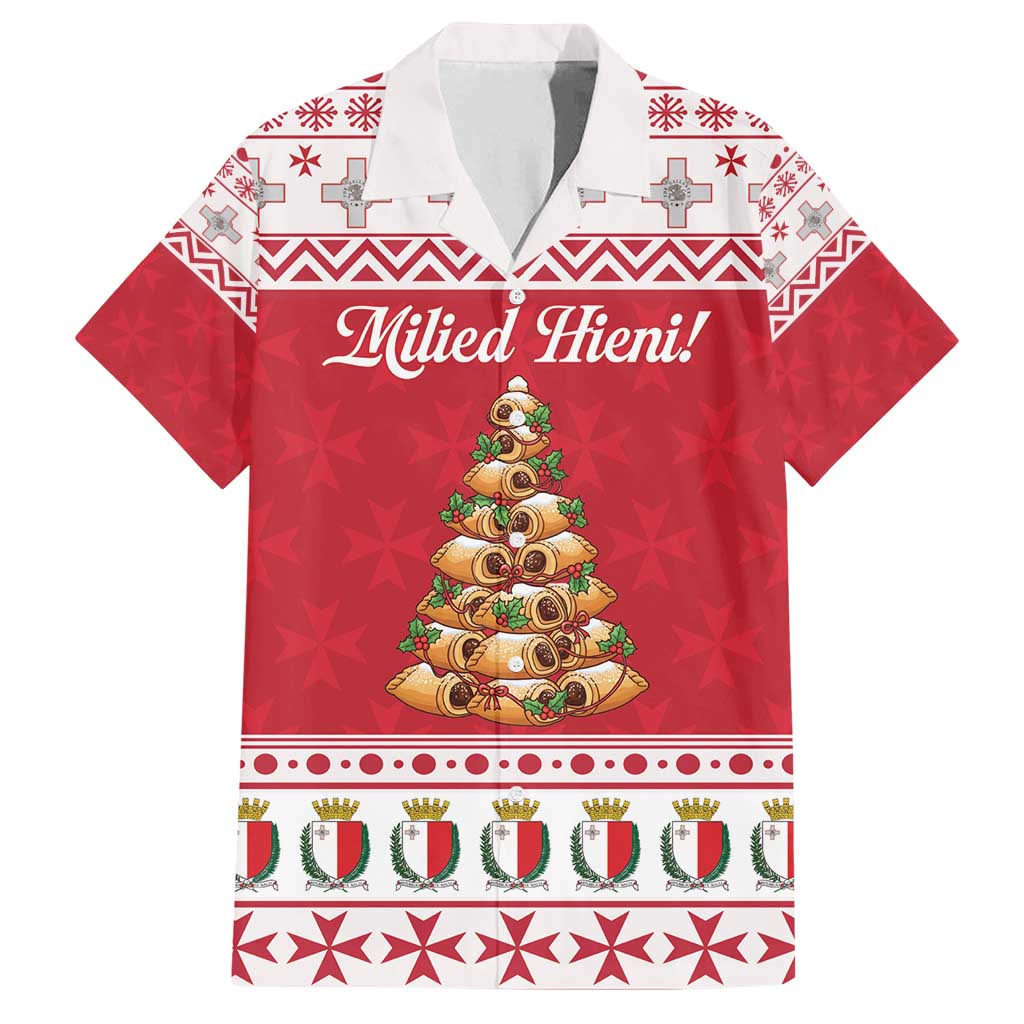 Traditional Maltese Imqaret Pastry Family Matching Tank Maxi Dress and Hawaiian Shirt Malta Imqaret Christmas Tree - Wonder Print Shop