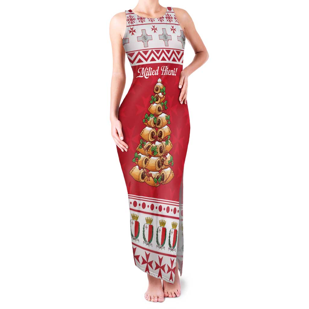 Traditional Maltese Imqaret Pastry Family Matching Tank Maxi Dress and Hawaiian Shirt Malta Imqaret Christmas Tree - Wonder Print Shop