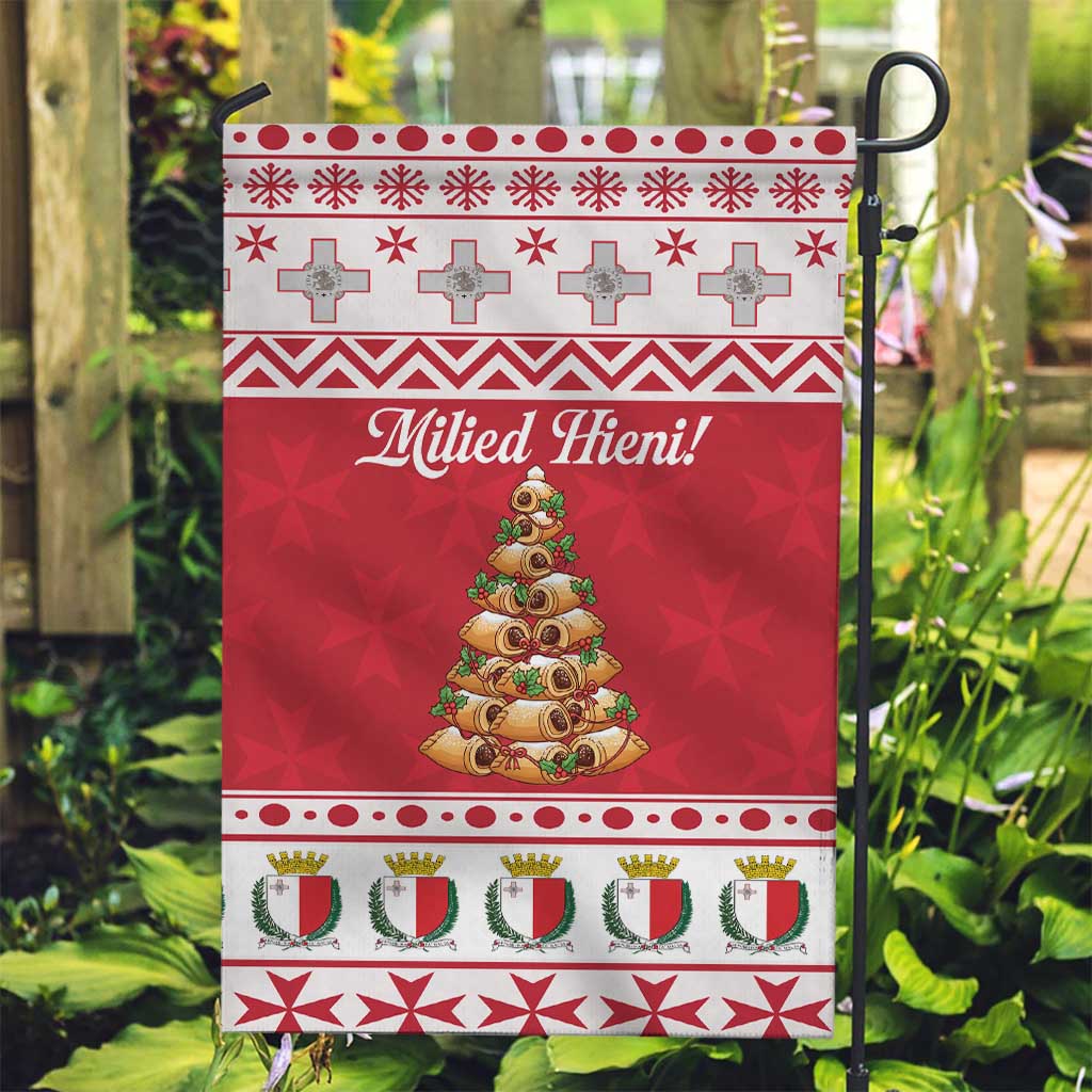 Traditional Maltese Imqaret Pastry Garden Flag Malta Imqaret Christmas Tree - Wonder Print Shop