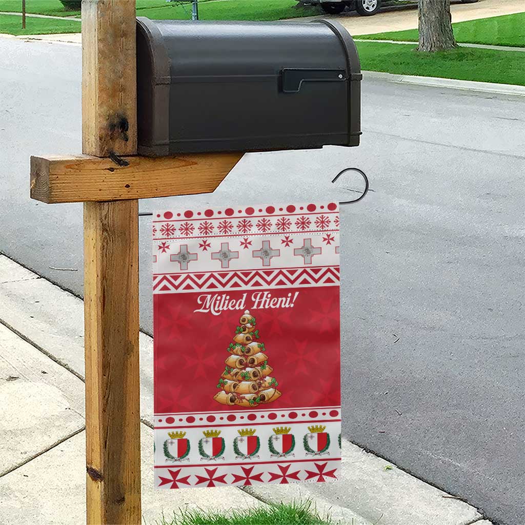 Traditional Maltese Imqaret Pastry Garden Flag Malta Imqaret Christmas Tree - Wonder Print Shop