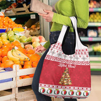 Traditional Maltese Imqaret Pastry Grocery Bag Malta Imqaret Christmas Tree - Wonder Print Shop