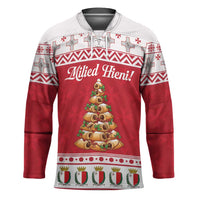 Traditional Maltese Imqaret Pastry Hockey Jersey Malta Imqaret Christmas Tree - Wonder Print Shop