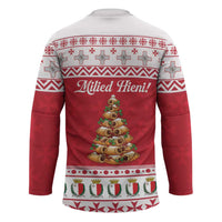 Traditional Maltese Imqaret Pastry Hockey Jersey Malta Imqaret Christmas Tree - Wonder Print Shop
