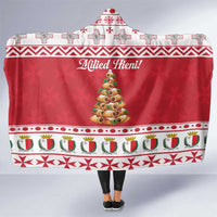 Traditional Maltese Imqaret Pastry Hooded Blanket Malta Imqaret Christmas Tree - Wonder Print Shop