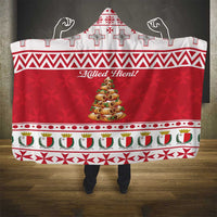 Traditional Maltese Imqaret Pastry Hooded Blanket Malta Imqaret Christmas Tree - Wonder Print Shop