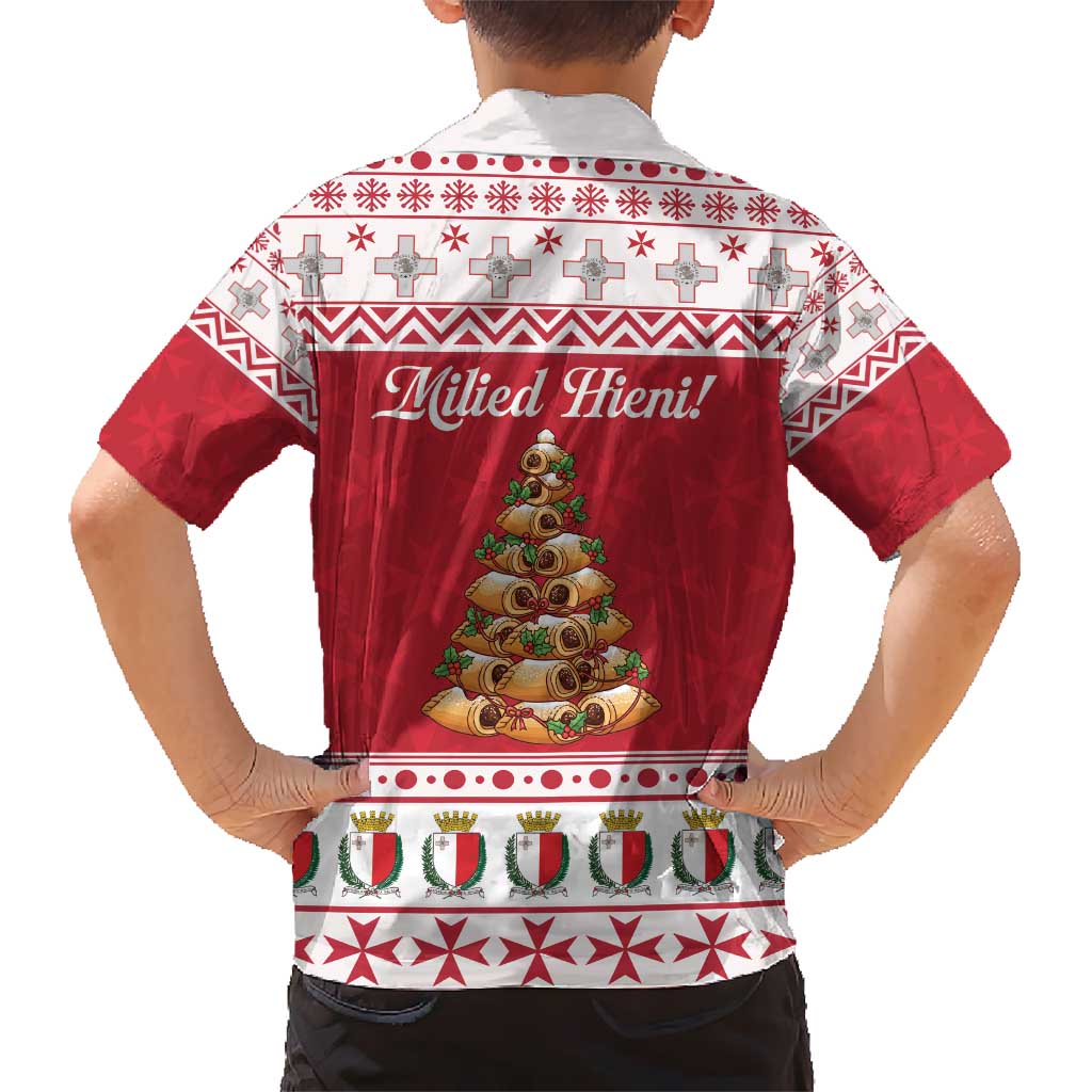 Traditional Maltese Imqaret Pastry Kid Hawaiian Shirt Malta Imqaret Christmas Tree - Wonder Print Shop