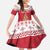 Traditional Maltese Imqaret Pastry Kid Short Sleeve Dress Malta Imqaret Christmas Tree - Wonder Print Shop